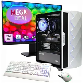 Hyrican Gaming-PC Ryzen 7 5700X 2022 27" LED 16 GB RAM 1 TB SSD RTX 5060 Windows 11