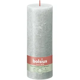 Bolsius Rustik Stumpenkerze 190/68 mm Jade Grün