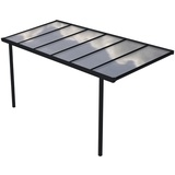 Gardendreams Terrassenüberdachung »Easy Edition«, Breite: 600 cm, Dach: Polycarbonat (PC), anthrazit - grau