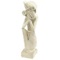 Trendline Deko Figur Hawaii 24 Cm Creme Deko-accessoires - Trendline