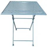 Hti-Living Gartentisch 55 x 55 x 70 cm Blau