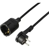 Sygonix SY-7169684 Strom Verlängerungskabel 16A Black 2.00m H05VV-F 3G 1,5mm2