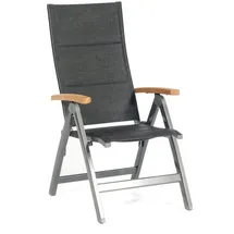 SonnenPartner Sierra Klappsessel 70 x 60 x 112 cm anthrazit