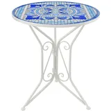Hti-Living Gartentisch 55 x 55 x 68 cm Creme