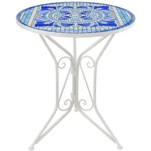 Hti-Living Gartentisch 55 x 55 x 68 cm Creme