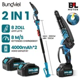 bundviel 2-in-1 Mini Kettensäge / 20,32 cm