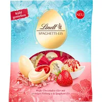 Lindt Lindor Spaghetti Eis Eier Weiße Schokolade mit Cremefüllung 90g