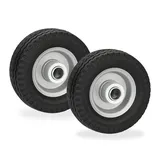 Relaxdays Rad im 2er Set - Schwarz