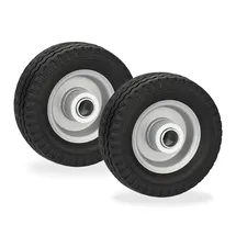 Relaxdays Rad im 2er Set - Schwarz