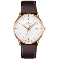 JUNGHANS 58/7500.02 Meister Mega Herrenuhr Funk Braun/Roségoldfarben
