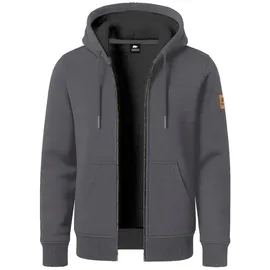 Forsberg Kapuzenjacke mit Teddyfutter / anthrazit / XL