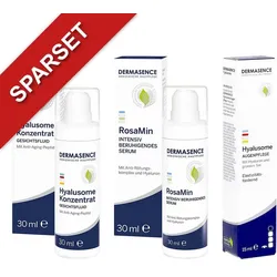 Dermasence Hyalusome Konzentrat & Augenpflege & Rosamin Serum