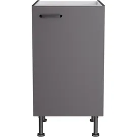 kochstation Spülenschrank KS-Paula 45 x 58,4 x 87 cm Grau