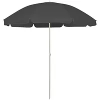 VidaXL Strandschirm Ø 240 cm anthrazit