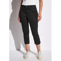 STREET ONE Satin 3/4-Hose Schwarz 32