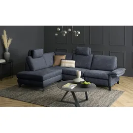 Max Schelling Ecksofa Flachgewebe Maximum Plus ¦ blau ¦ Maße (cm): B: 265 H: 91 T: 200.0