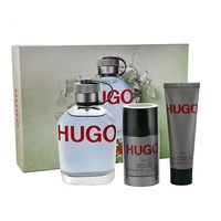 HUGO BOSS Hugo Man Eau de Toilette 125 ml + Deo Stick 75 ml + Shower Gel 50 ml Geschenkset