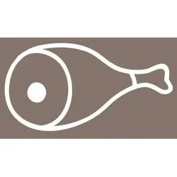 Stalgast Schneidebrett, HACCP, Farbe braun (gekochtes Fleisch), 450 x 300 x 13 mm, glatt