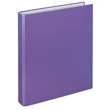 Veloflex 1141070 Ringordner Basic, Ringbuch, Ordner, DIN A4, 265 x 315 x 45, 2-D-Ring-Mechanik lila