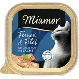 Miamor Feines & Filet Geflügel Pur & Lachs 16 x 100 g