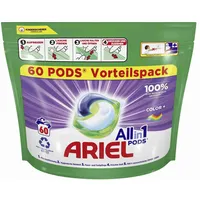 60 Pods Ariel Waschmittel All-in-1 Color Power Waschladungen Fleckenentfernung