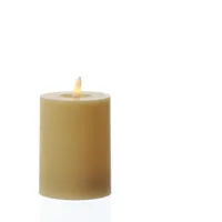 MARELIDA LED Stumpenkerze - Kunststoff - 3D Flamme -