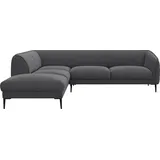flexlux Ecksofa Belle Designsofa, L-Form, B/T 268/209 cm, Skandinavisches Design, In hochwertiger Verarbeitung grau