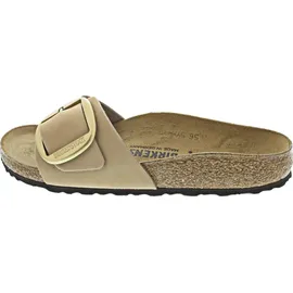 Birkenstock Madrid Big Buckle Pantolette Beige in Gr. 39 - 39