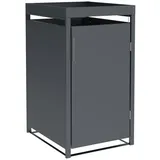 DEGAMO Mülltonnenbox ULM 68 x 80 x 124 cm anthrazit