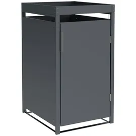 DEGAMO Mülltonnenbox ULM 68 x 80 x 124 cm anthrazit