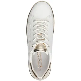 Marco Tozzi Guido Maria Kretschmer Sneaker flach dicker Sohle Bequem, weiß 38 EU