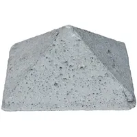 Beckers Betonzaun Standard Pfostenkappe grau doppelseitig