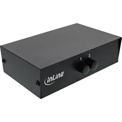 InLine AV Umschalter manuell 2-port - 3x Cinch IN/OUT