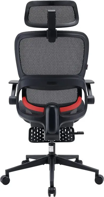 SIHOO B100JT Bürostuhl ohne Fußstütze, Komfortabler ergonomischer Computerstuhl mit adaptiver Lendenwirbelstütze und breiter Kopfstütze, Klappbaren Armlehnen, Drehbarer Schreibtischstuhl für langes Sitzen, Schwarz