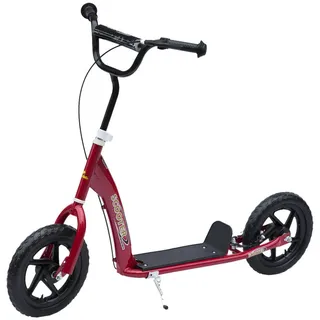 Homcom Kinderroller 12 Zoll Rot