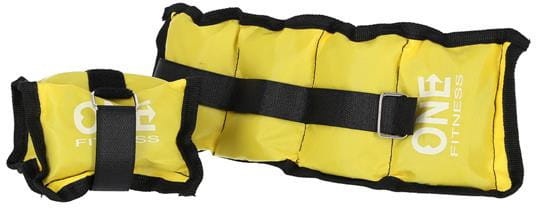 One Fitness Ww01 Gewichtsmanschetten Doppelpack yellow  1,5kg  