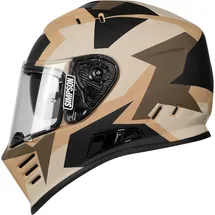 Simpson Venom Panzer 06 Helm, blau-braun, Größe M für Männer
