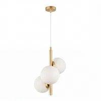 Licht-Erlebnisse Einkon 3-flg. E27 165 cm rund Gold/Weiß