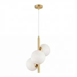 Licht-Erlebnisse Einkon 3-flg. E27 165 cm rund Gold/Weiß