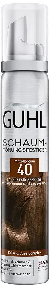 Preisvergleich Produktbild Guhl Schaum-Tönungsfestiger 40 Mittelbraun 100 ml