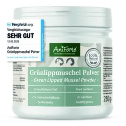 AniForte Grünlippmuschelpulver Vollfettqualität 250 g