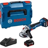 Bosch GWS 18V-10 Professional inkl. 2 x 4,0 Ah + L-Boxx 136