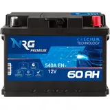 NRG Premium Autobatterie 12V 60Ah ersetzt 53AH 55AH 56AH 61AH 62AH Batterie