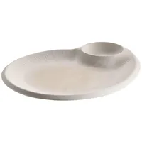 APS 85516 Teller BLUSH, Melamin, 30 x 25 cm, weiß/beige