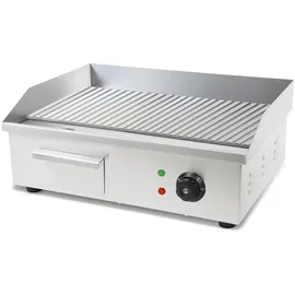 Vertes Grillplatte 3000W 55x35cm silberfarben