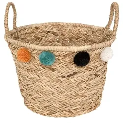atmosphera Spielzeugkorb Leopard mit Pompom