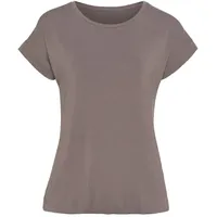VIVANCE Kurzarmshirt Damen taupe Gr.32/34