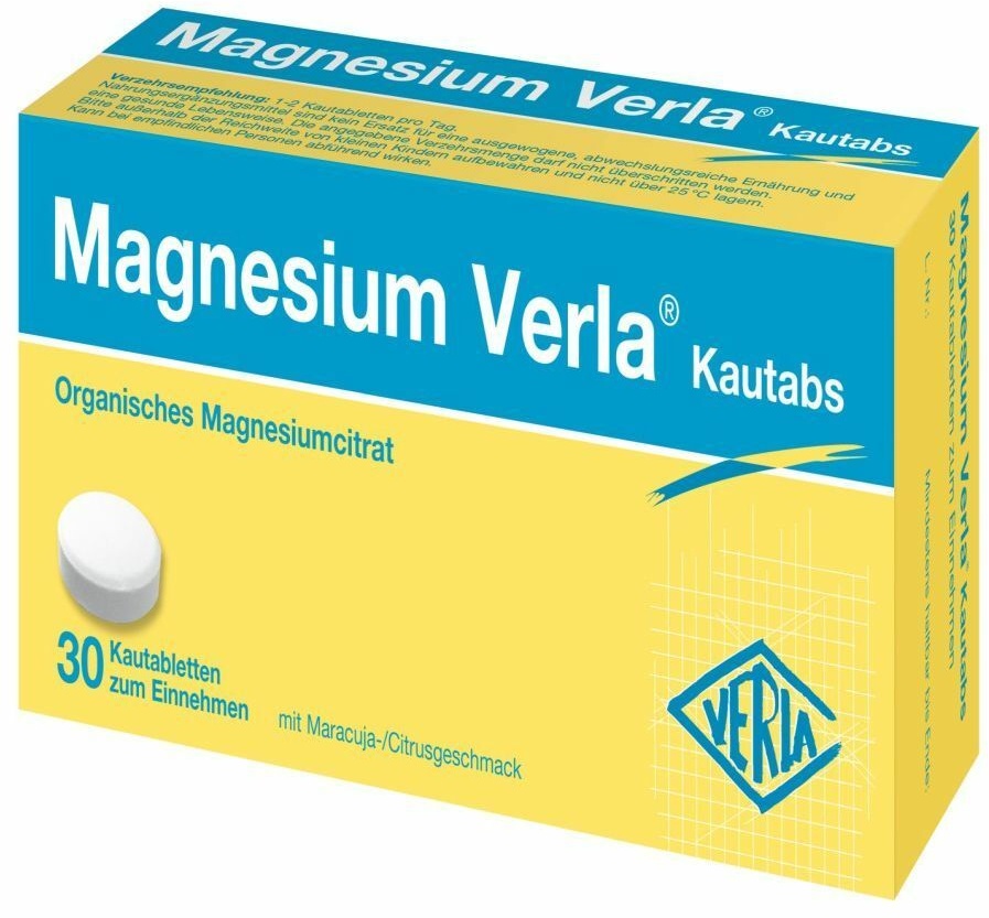 Magnesium Verla® Kautabletten 30 St 30 St Kautabletten