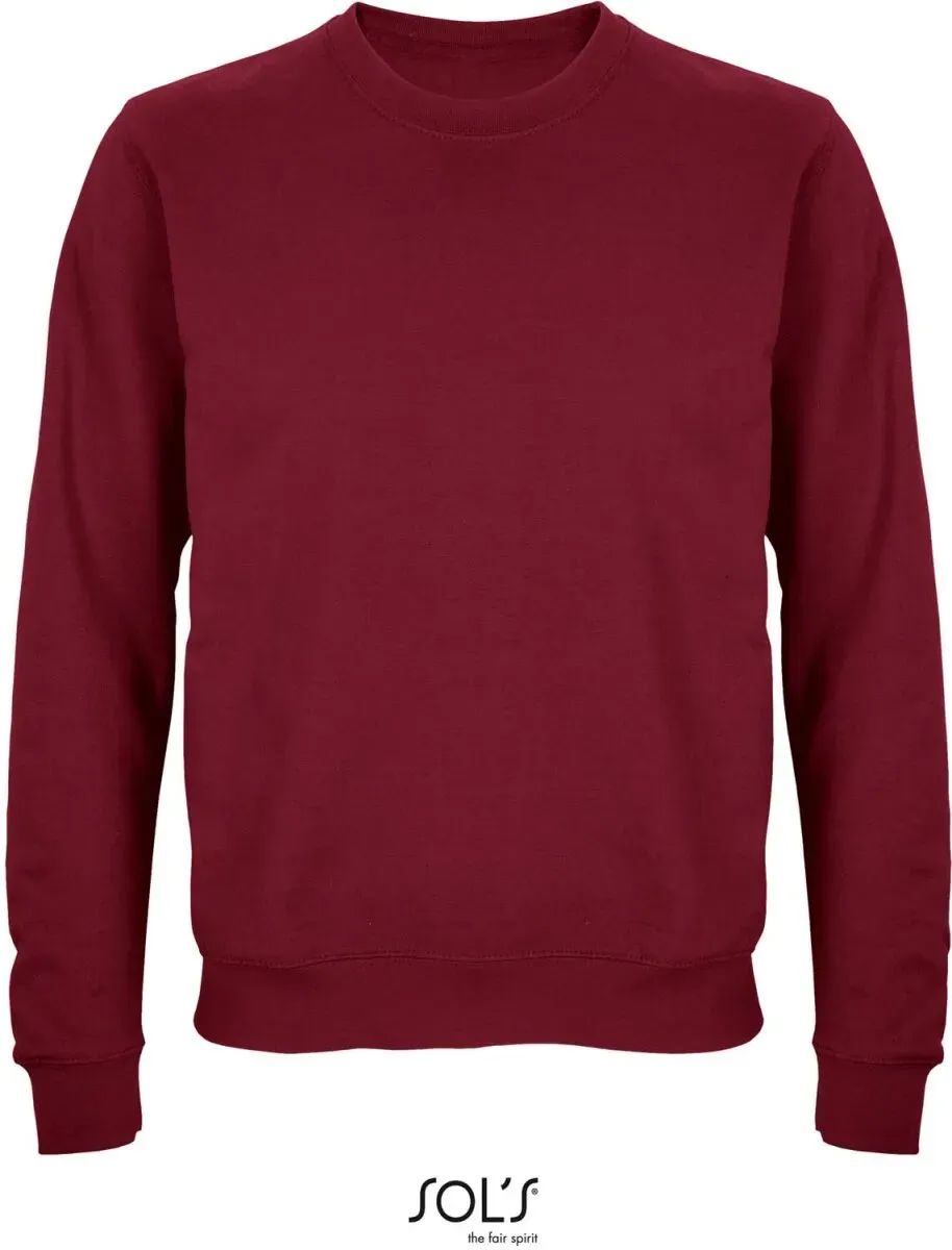 SOLS Unisex Sweater Sweatshirt 03814 burgundy L