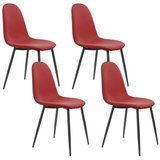 Hti-Living HTI-Living, Stühle, Stuhl Savannah Webstoff Rot